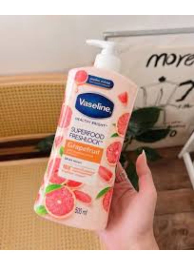 Vaseline Superfood Freshlock Grapefruit Lotion 320ml - Image 1